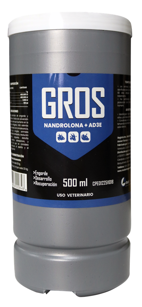 GROS x 500ml (NANDROLONA + AD3E)