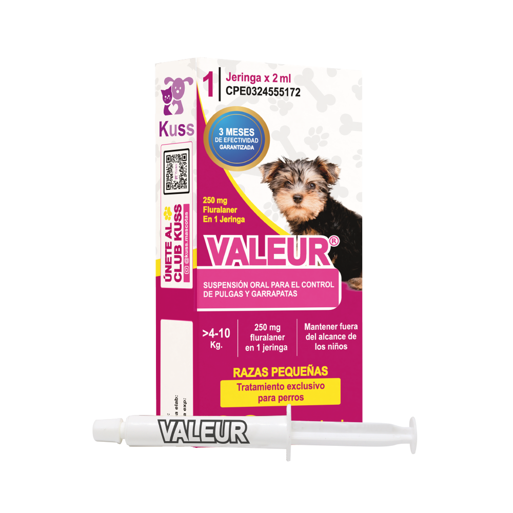 VALEUR JERINGAS 4Kg - 10 Kg (FLURALANER) x 2ml