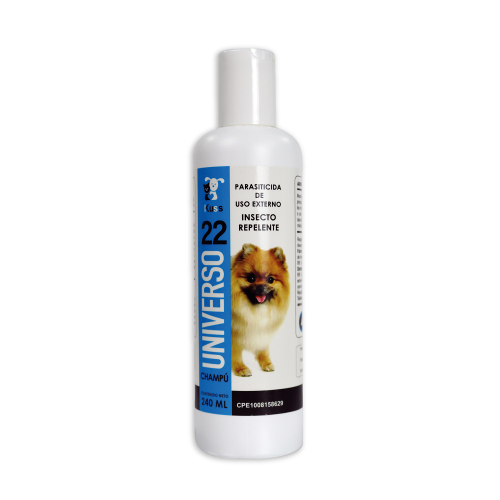 CHAMPU UNIVERSO PARASITICIDA x 240ml