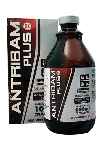 [FMV125] ANTRIBAM PLUS x 100ml (CLOR. DE ISOMETAMIDIUM 5%) 